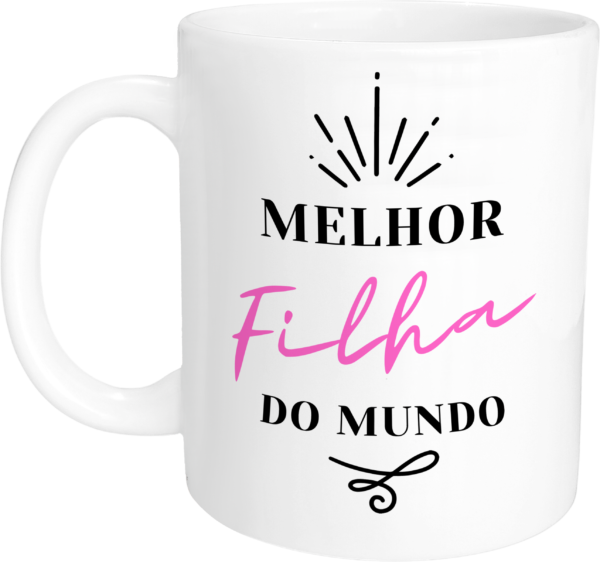 Caneca filha viagem (nome personalizável)