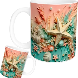 Caneca 3d mar