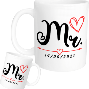 Caneca Amor Mr. Com Data