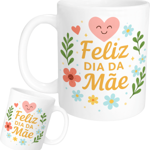 “Feliz Dia da Mãe”, ideal como presente carinhoso para mães.